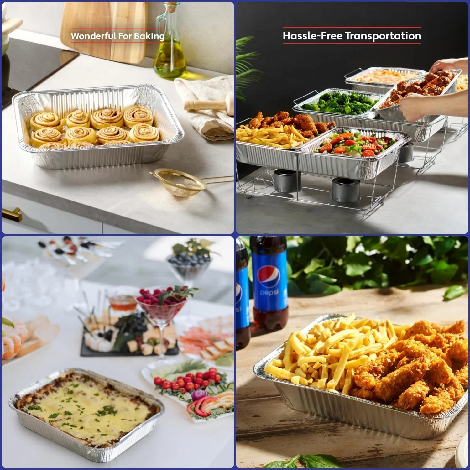 Формы для запекания LATERN алюминиевые большие 20 шт., фото №7 Формы для запекания LATERN алюминиевые большие 20 шт., фото №7