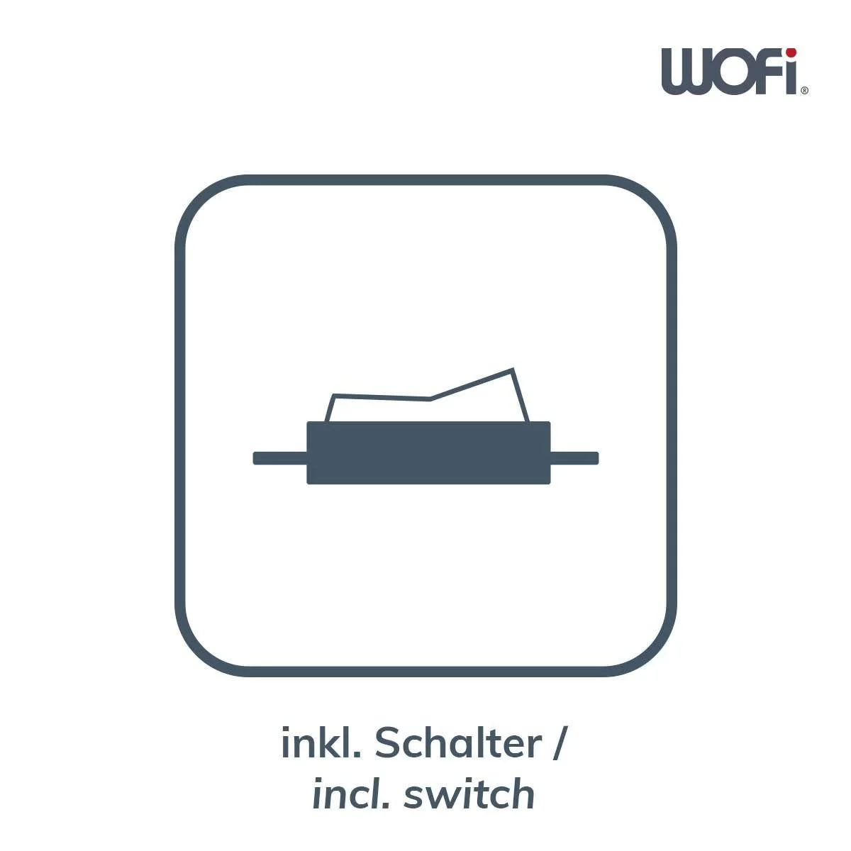 Настільна лампа Action by Wofi Cesena 1-лампова Біла, фото №7