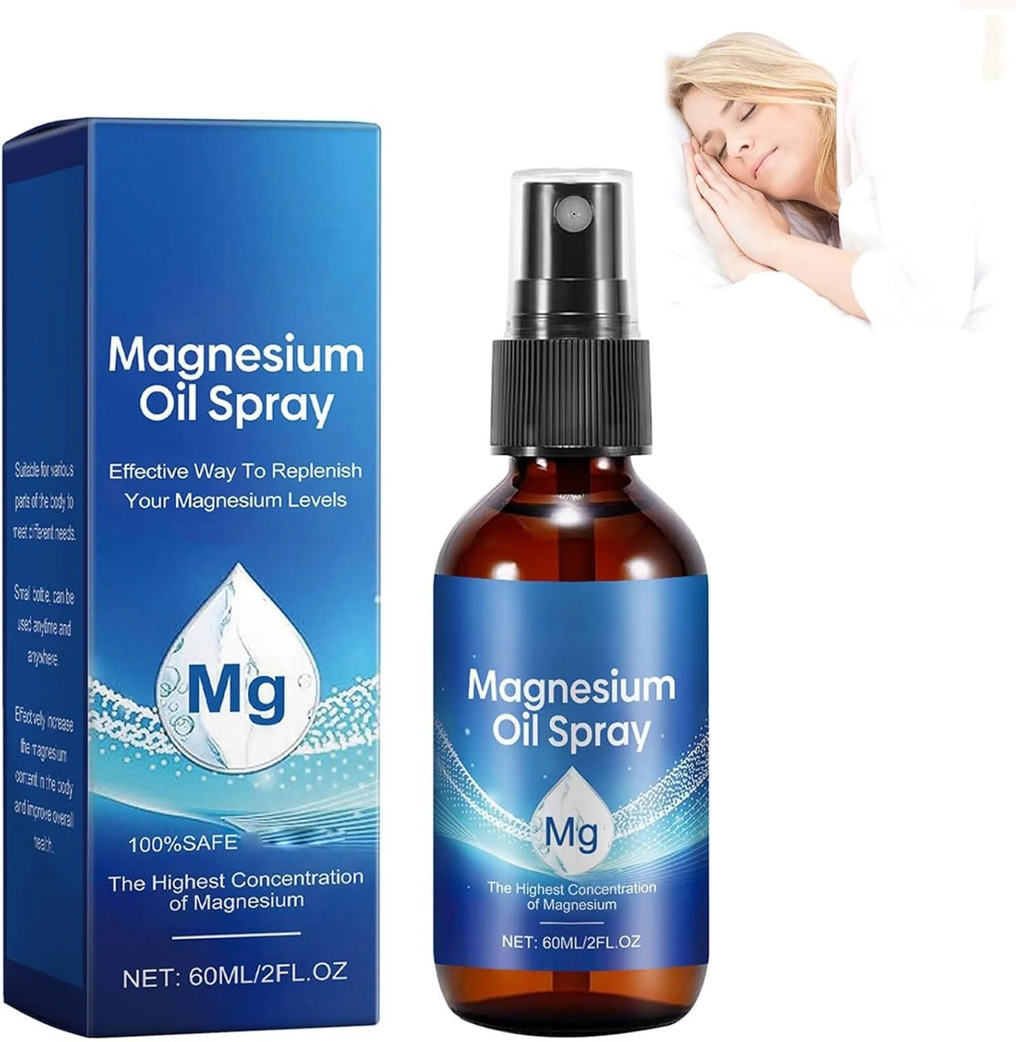 Розчин для ніг Magnesium Oil Sleep Promoting заспокійливий концентрат 60 мл, фото №1