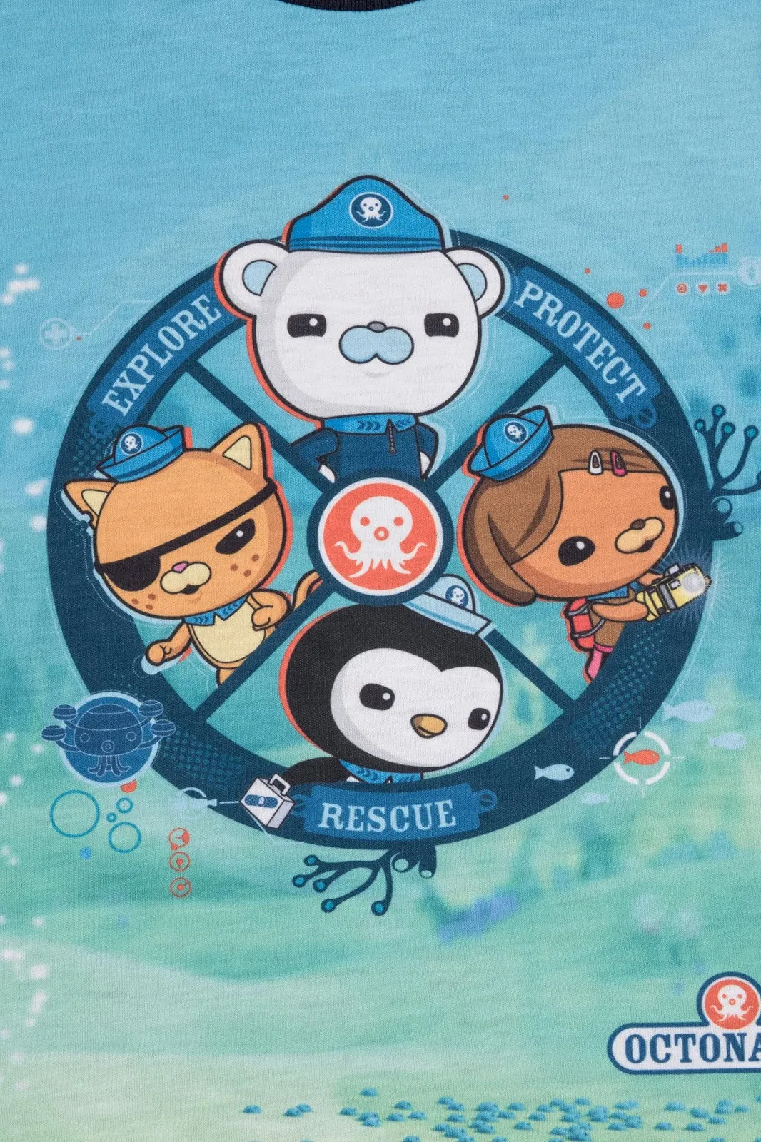 Піжама Octonauts Explore Protect для хлопчиків, шорти, фото №3 Піжама Octonauts Explore Protect для хлопчиків, шорти, фото №3