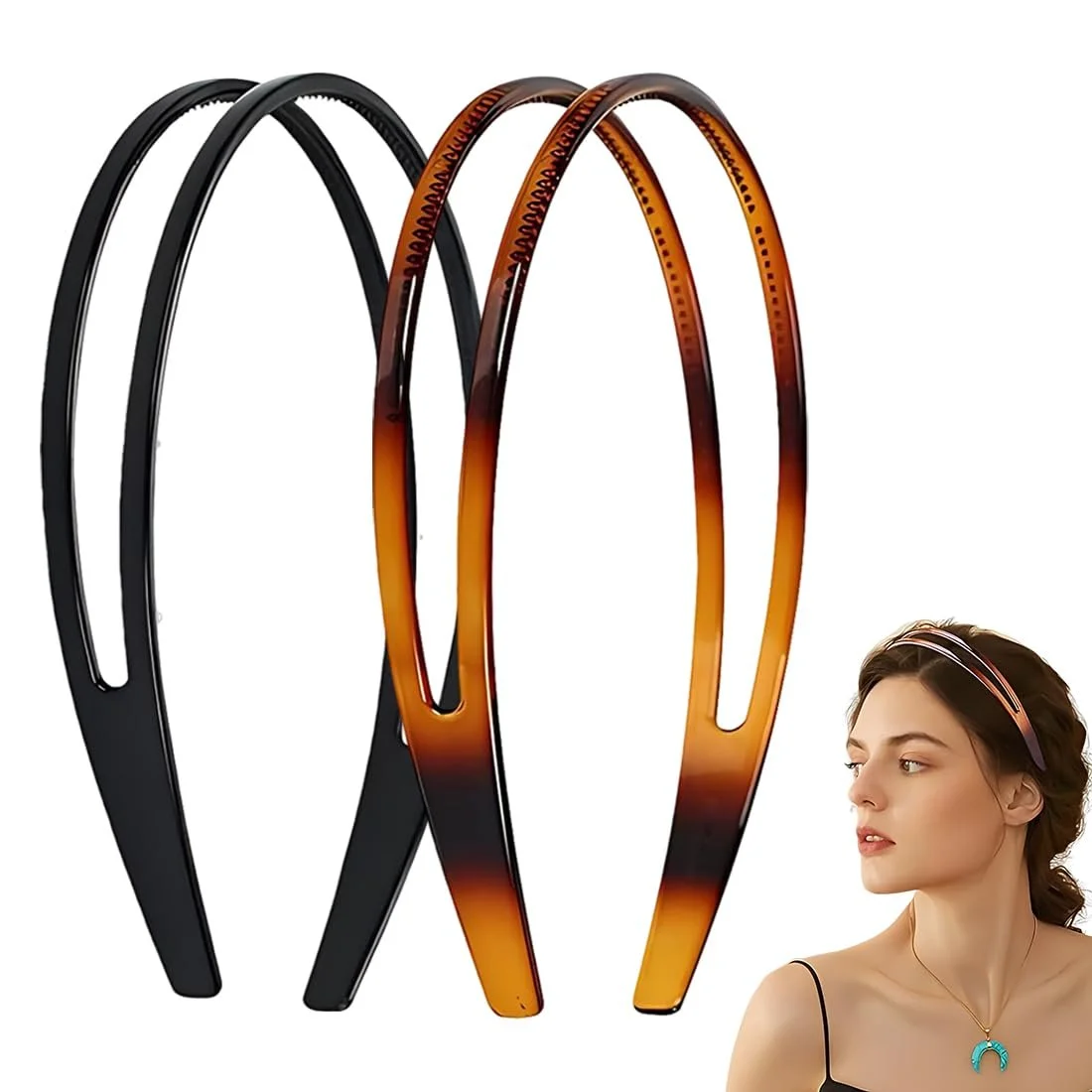 Женский обруч Пластиковый из зубца, фото №1