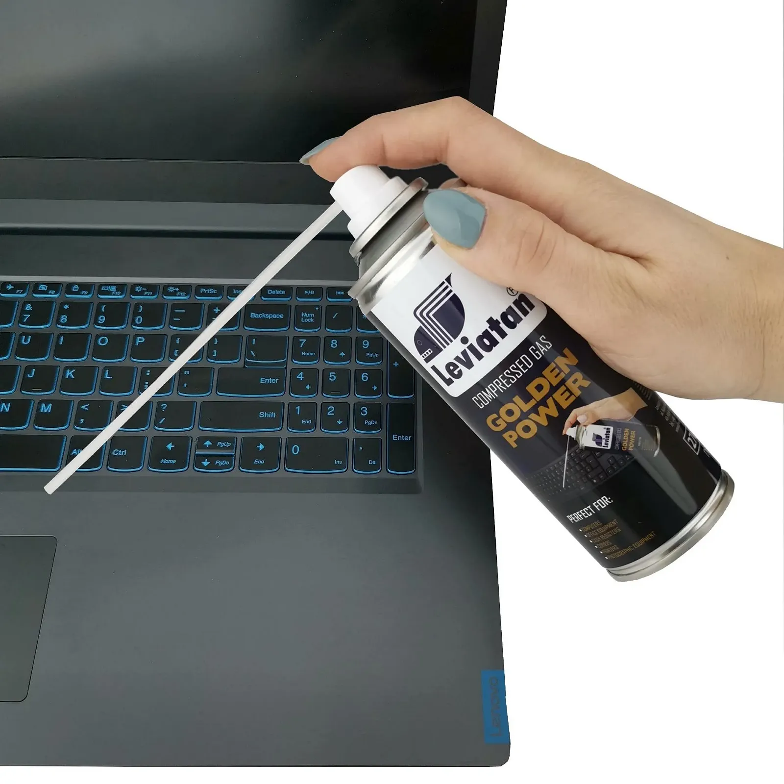 Стиснене повітря LEVIATAN Golden Power 200 мл, фото №4