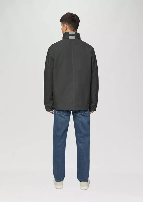 Куртка Utility-style jacket with a hood 2161159.9581 s.Oliver Темно-сірий XL, фото №2