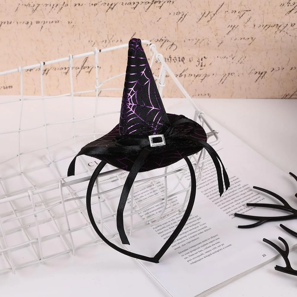 Хелловін Обручі на голову з відьомським капелюхом, фото №8 Хелловін Обручі на голову з відьомським капелюхом, фото №8