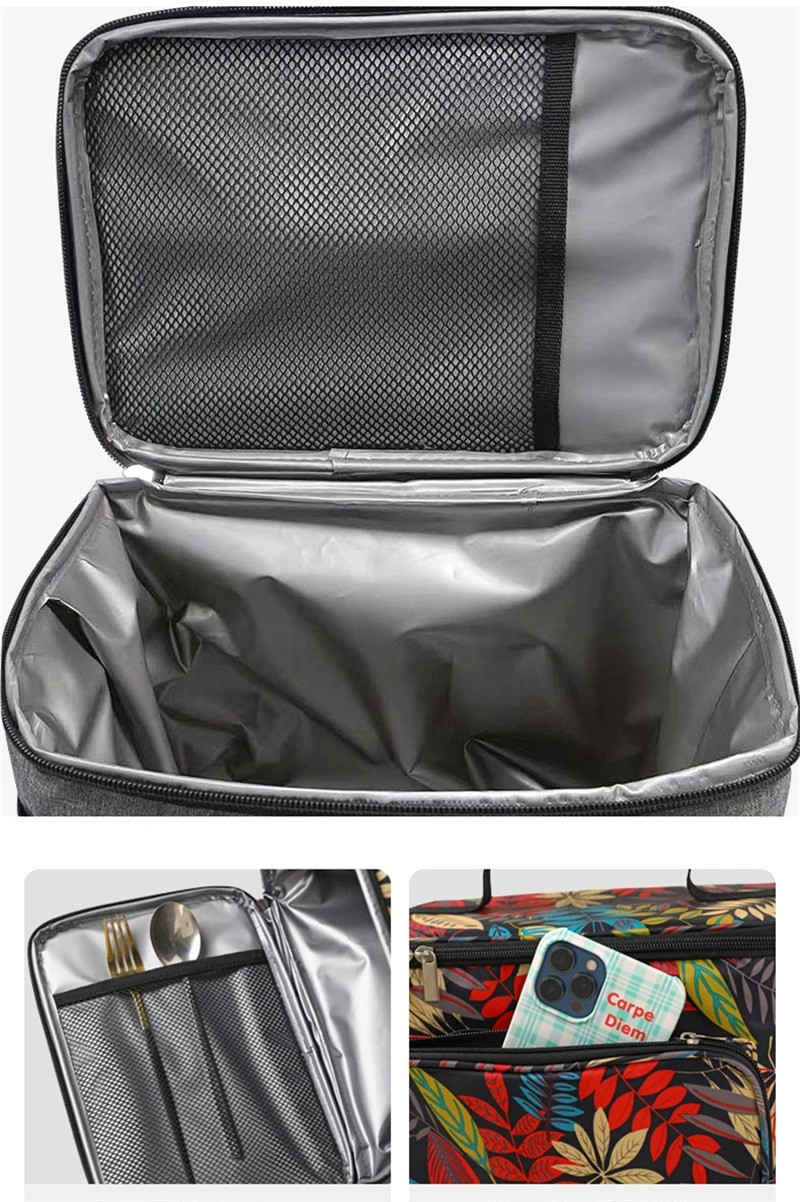 Термосумка сумка холодильник для пикника через плечо Alaska 10л серая, фото №4