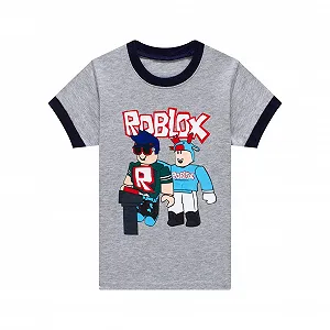 Комплект пижамы для мальчиков Серый Хлопок с короткими рукавами synthetic.ua - Фото 1