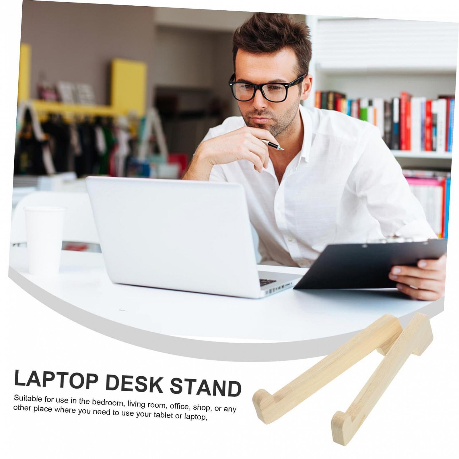 Подставка для ноутбука деревянная Veemoon, 2 шт., фото №6