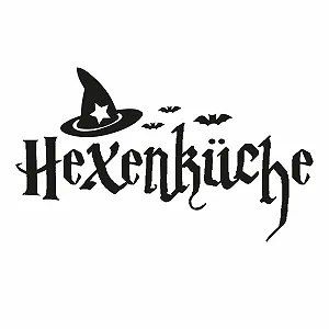 Наклейка на стіну GRAZDesign Кухня відьом Самоклеюча 51 x 30 см 070 Чорний synthetic.ua - Фото 1