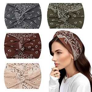 Повязка на голову Широкая эластичная тонкая - Фото 1