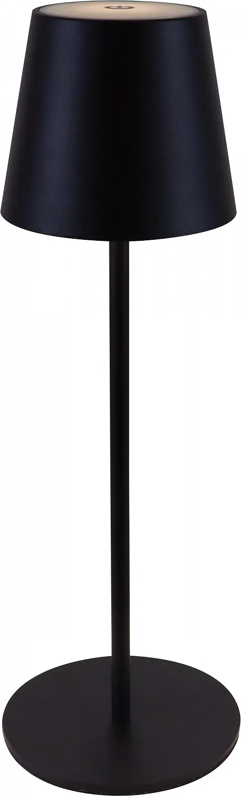 Настільна лампа MAJESTIC AGATA LED Wireless Rechargeable Long Life Touch Dimmer Indoor Outdoor IP54 H37cm Чорний, фото №1