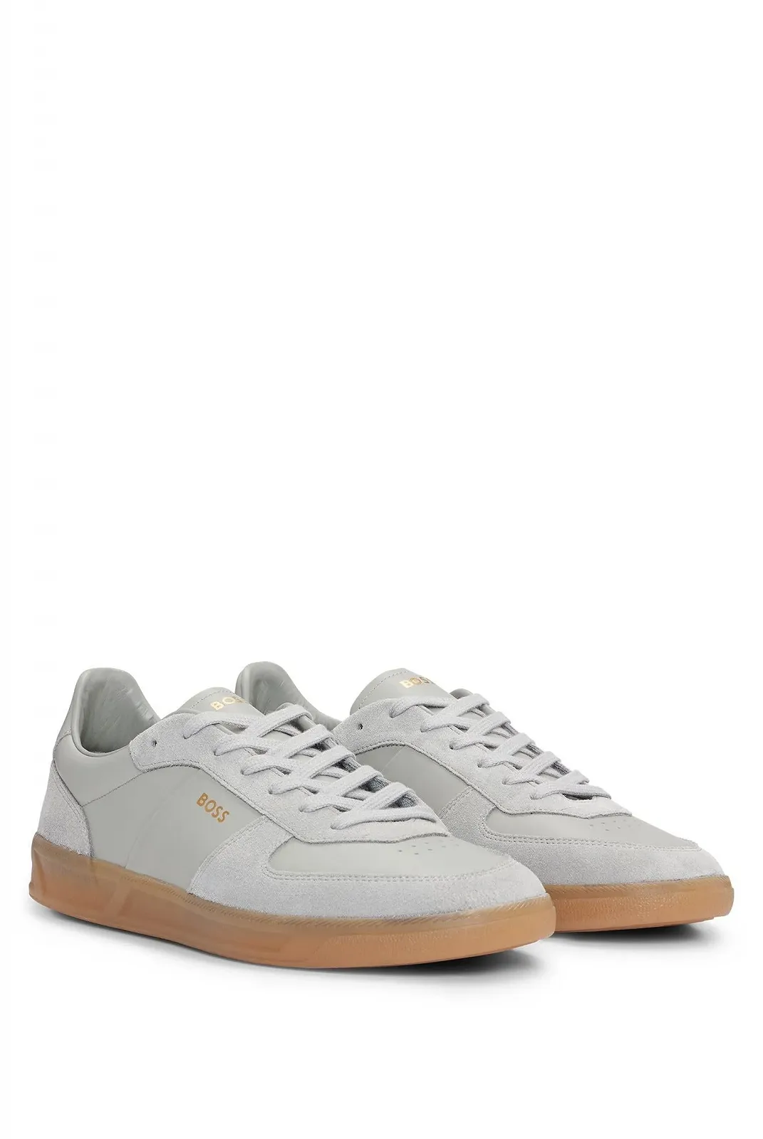 Кросівки BOSS Brandon Tenn Замша та Шкіра з Логотипом, фото №3 Кросівки BOSS Brandon Tenn Замша та Шкіра з Логотипом, фото №3