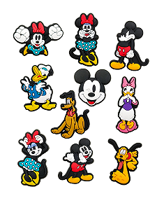 Джибітси Міккі Маус Mickey Mouse Дісней Jibbitz 10 шт аксесуари крокс прикраса Dz_162_1 - Фото 1