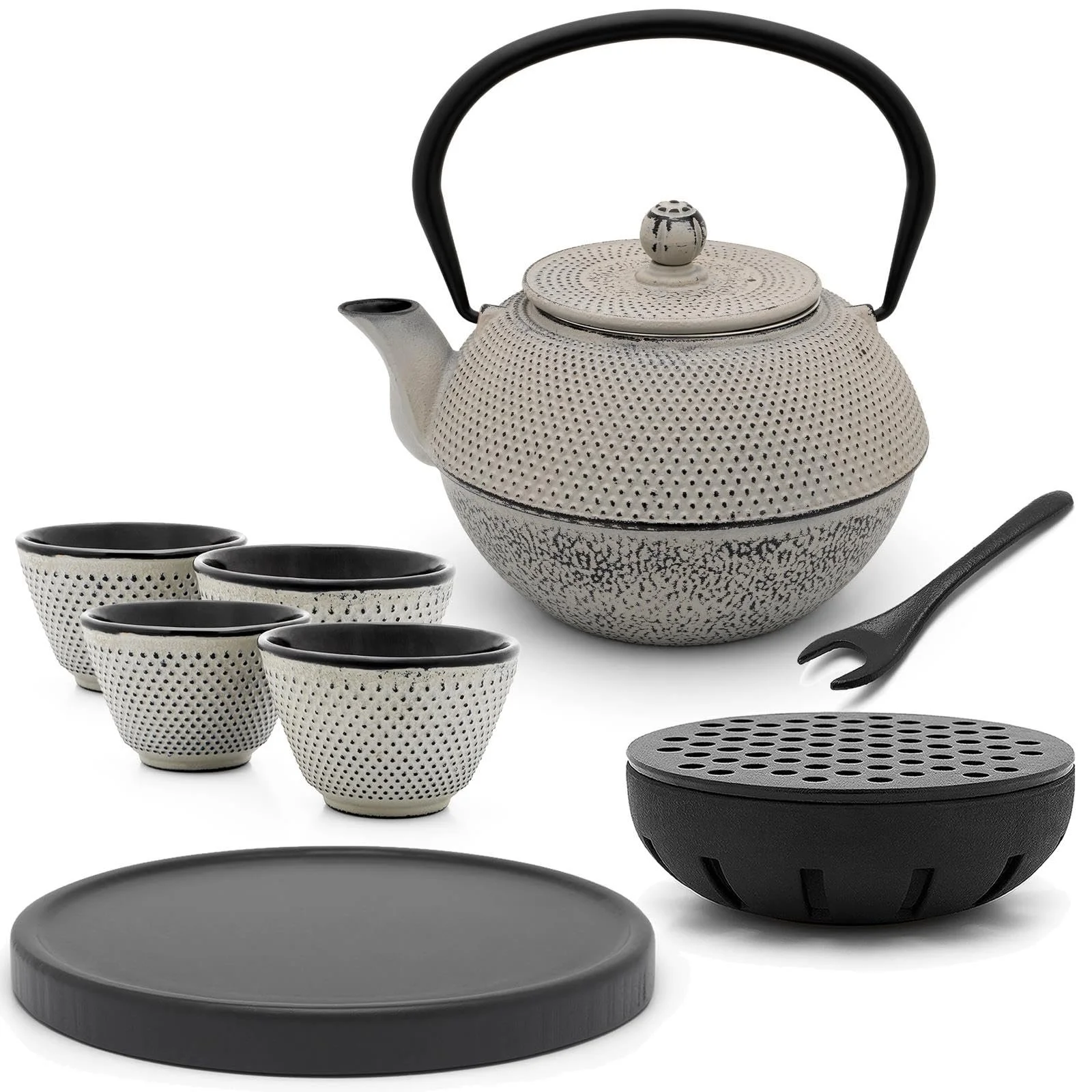 Чайник Чавунний Asia Комплект 1.1 Літри Сірий, фото №1 Чайник Чавунний Asia Комплект 1.1 Літри Сірий, фото №1