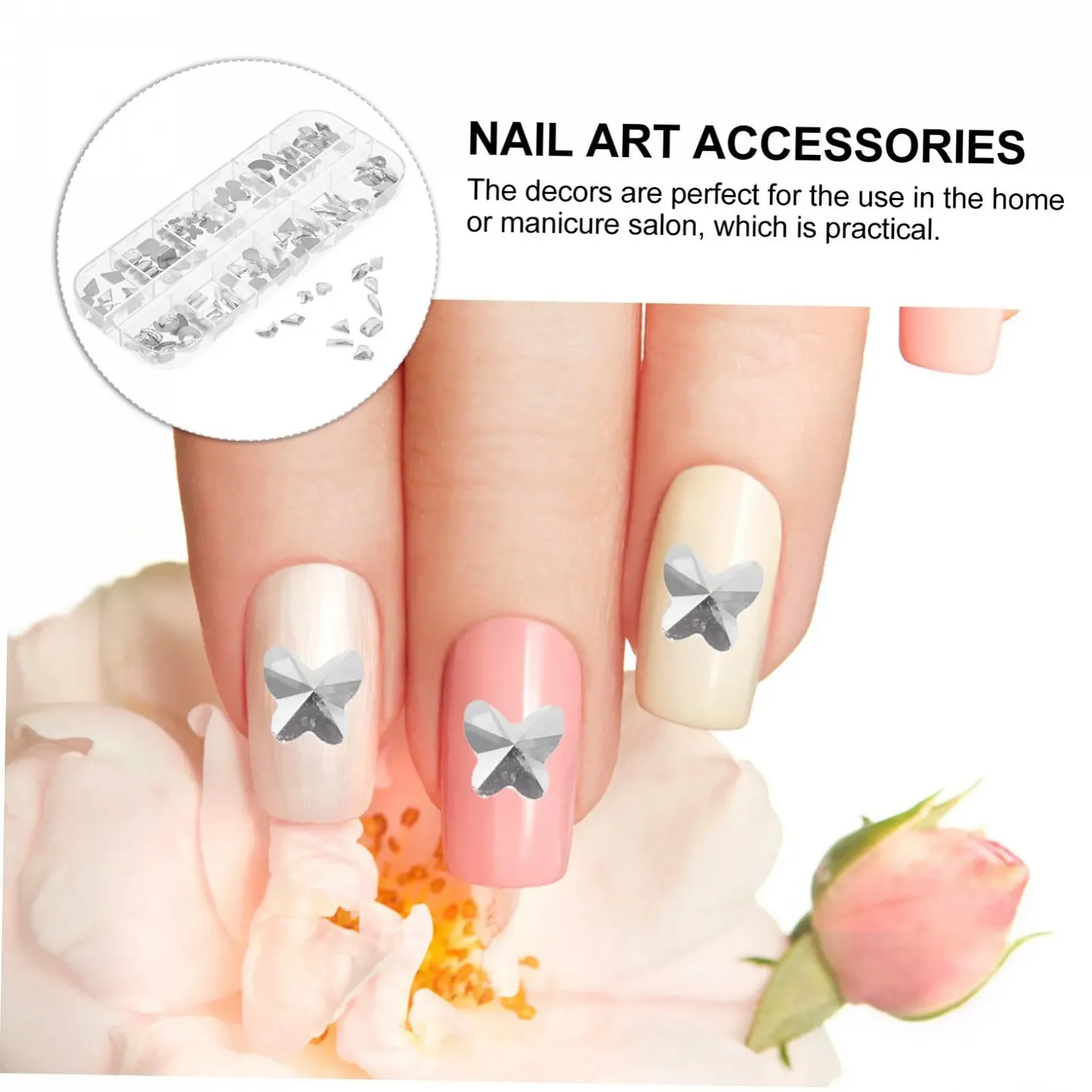 Набор страз для ногтей, 1 шт. Стразы для ногтей, сделай сам украшения для ногтей, фото №4