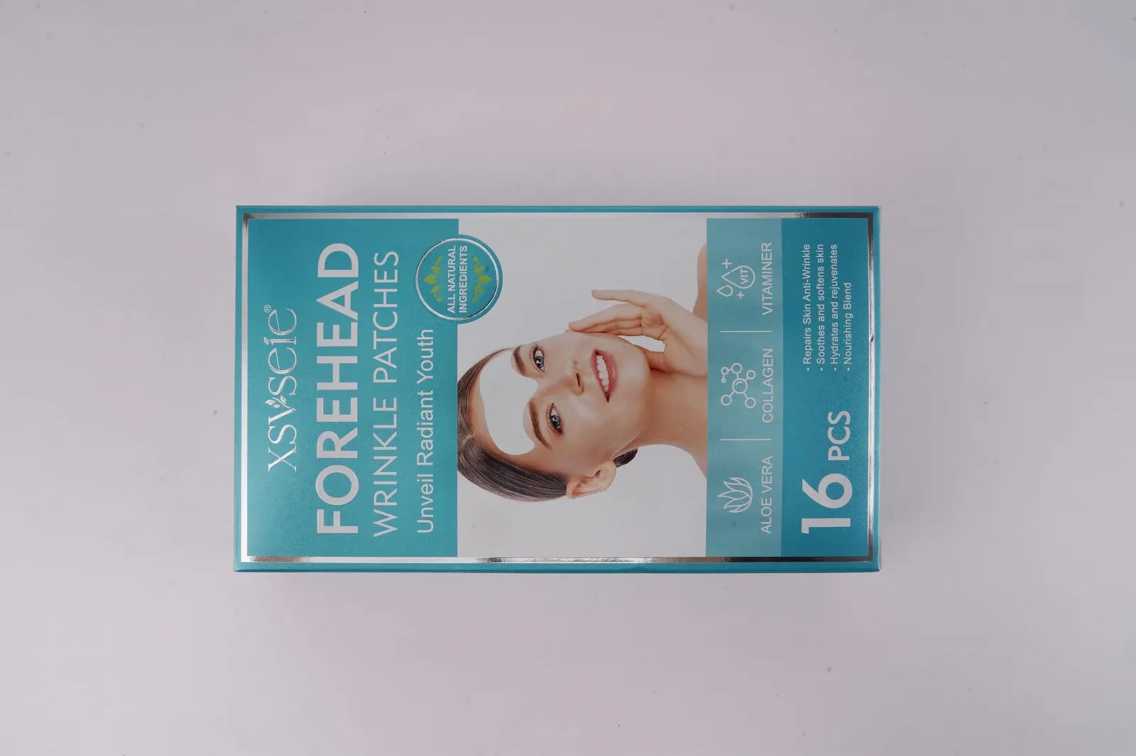 Пластирі від зморшок 32 шт, патчі для чола, антивіковий пластир для обличчя, фото №2