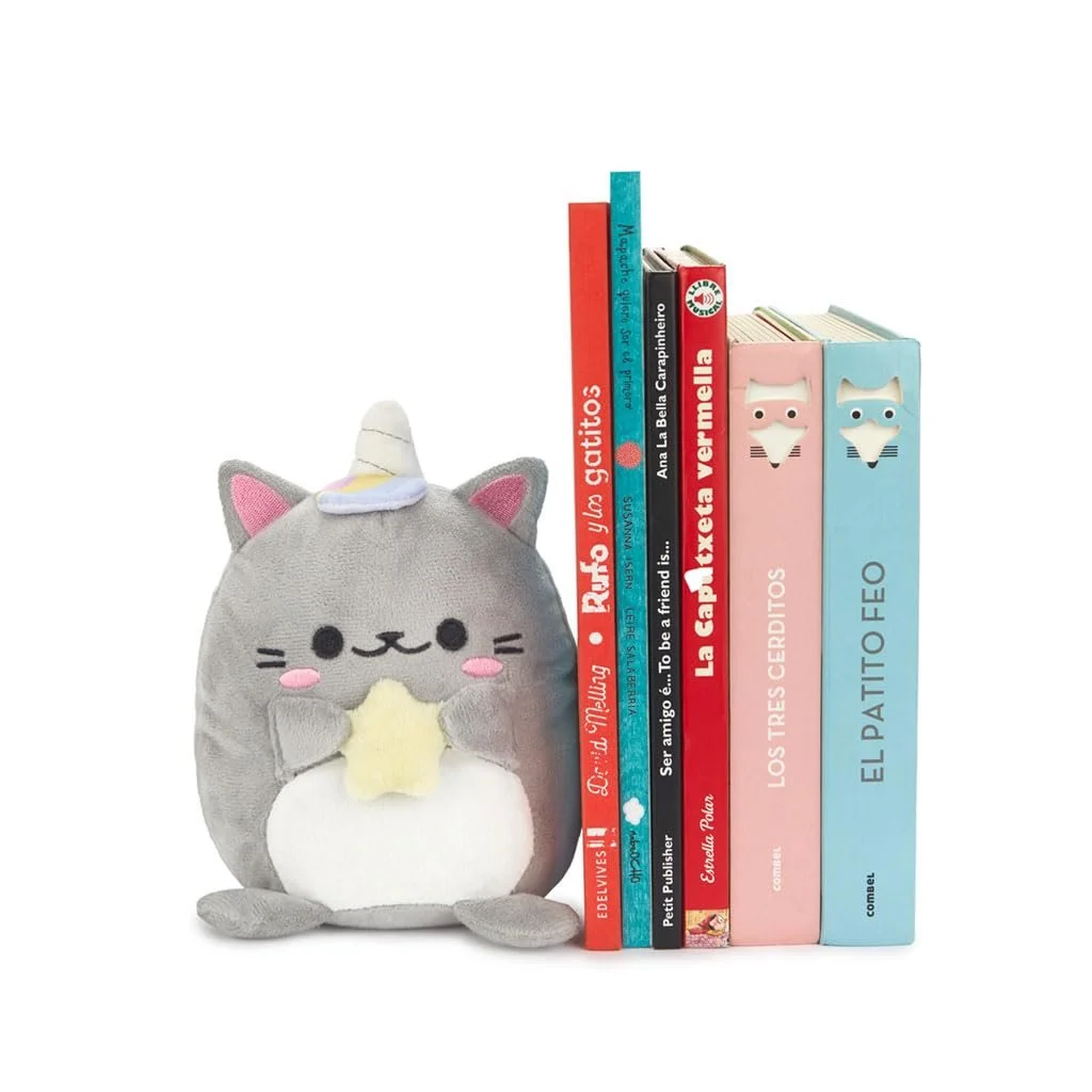 Держатели для книг Balvi Kawaii Starry Cерый Кот-единорог со звездой Полиэстер, фото №1