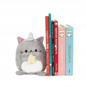 Держатели для книг Balvi Kawaii Starry Cерый Кот-единорог со звездой Полиэстер - Фото 1