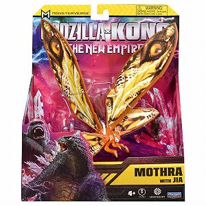 Фігурка Мотра MonsterVerse Godzilla x Kong: The New Empire 15 см, у комплекті міні-фігурка Цзя 2,5 см - Фото 1