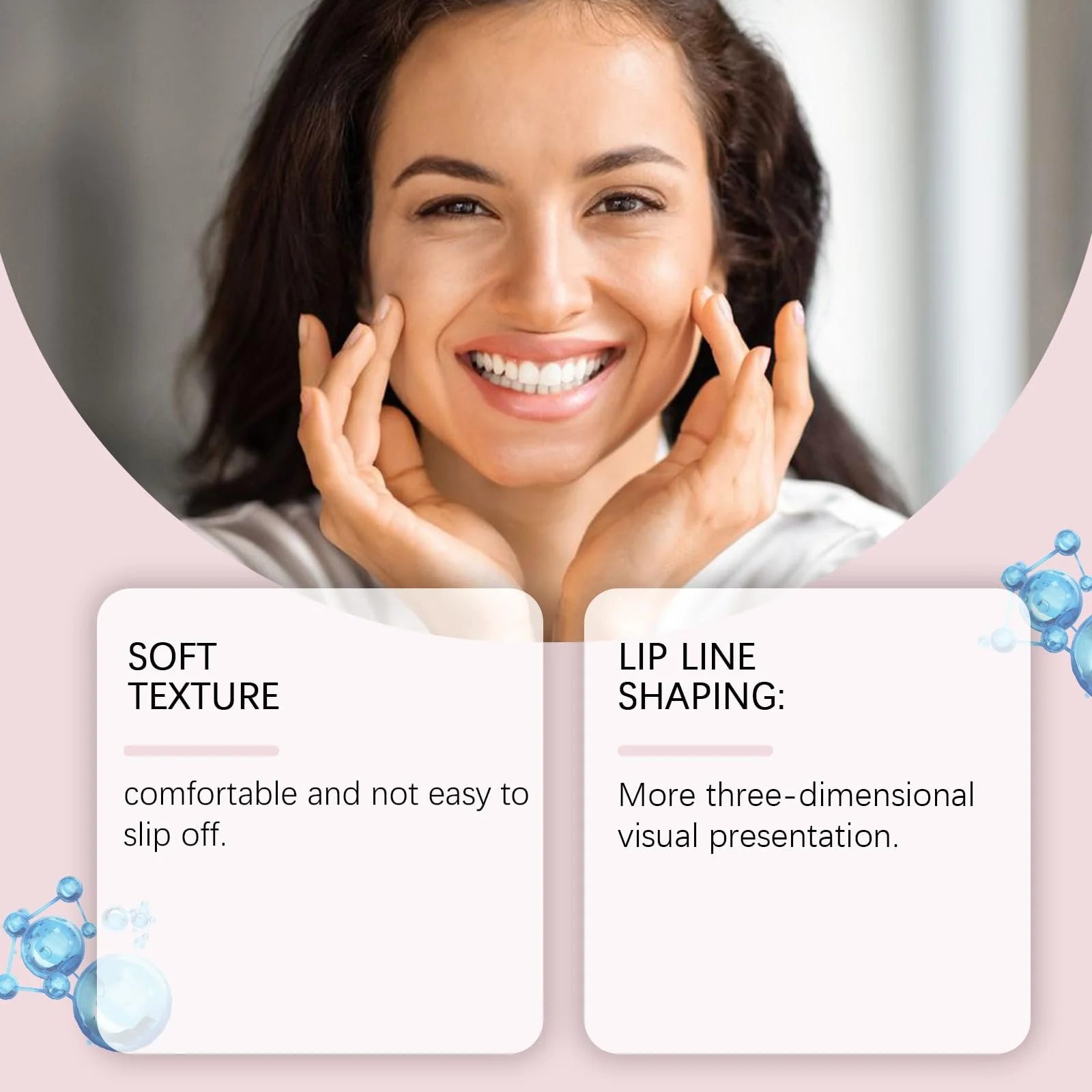 Патчі проти зморшок для губ Багаторазові смужки для обличчя (2 коробки/12 пар), фото №3