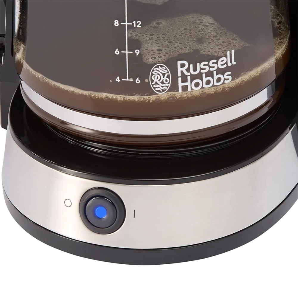 Кофеварка Russell Hobbs Heaton 27400-56 1.25 л 1000 Вт нержавеющая сталь, фото №3