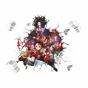 Наклейка на стіну Demon Slayer Anime - Фото 1
