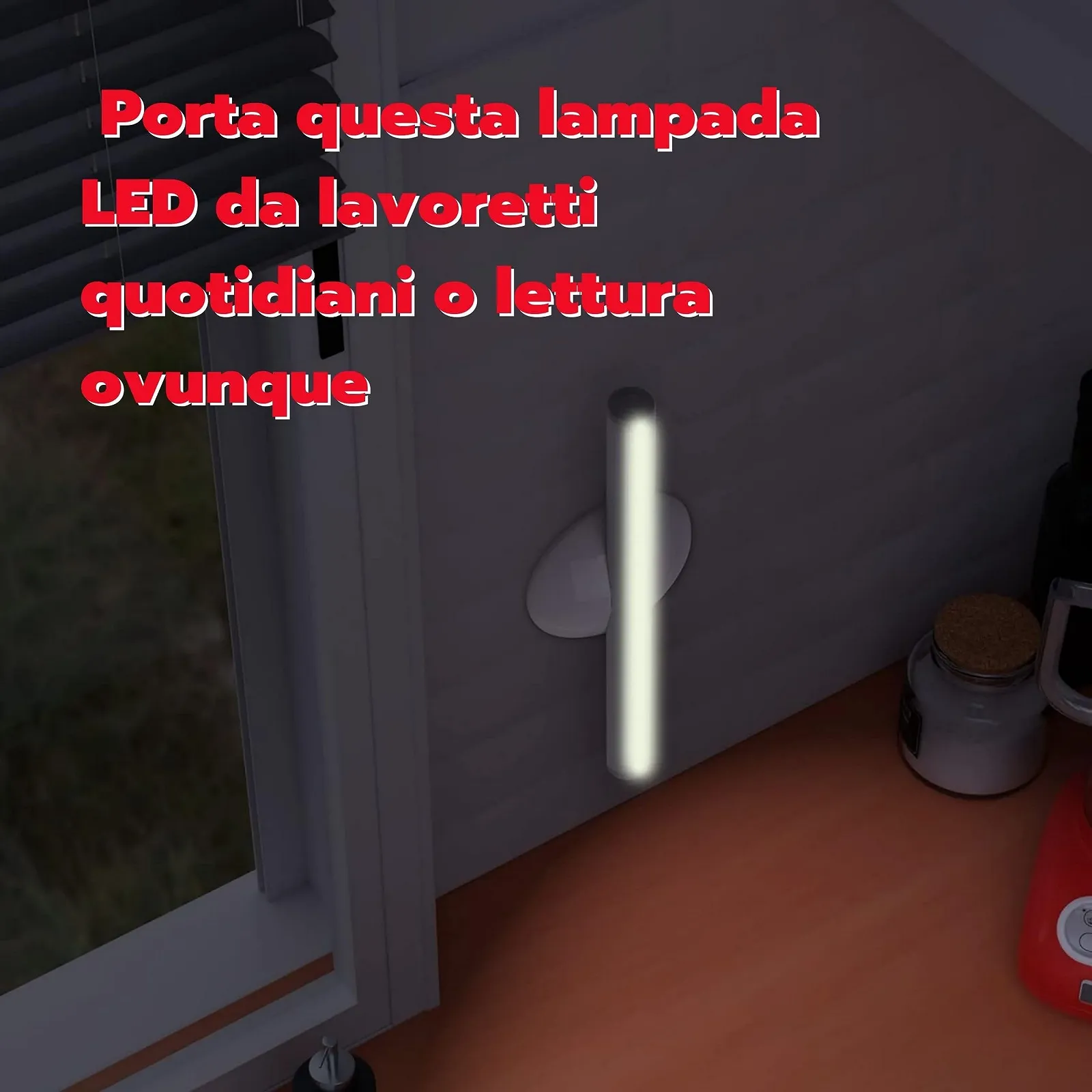 Настільна лампа Poly Pool StiluxPlus PP3112 світлодіодна акумуляторна USB 150 лм магнітна 360° 3 рівні яскравості Біла, фото №7