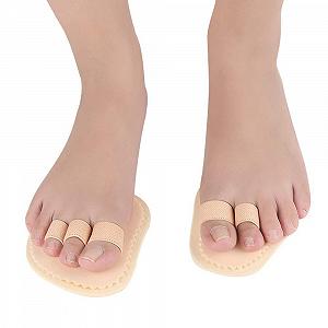 Вальгусная шина для взрослых, дышащая, разделитель пальцев (1 штука) synthetic.ua - Фото 1