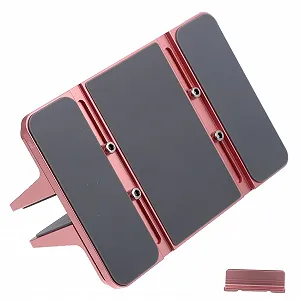 Подставка для ноутбука Gadpiparty Aluminium Вертикальная Портативная Регулируемая до многофункциональной Подставка для книг Розовое золото Эргономичный дизайн для экономии места - Фото 1