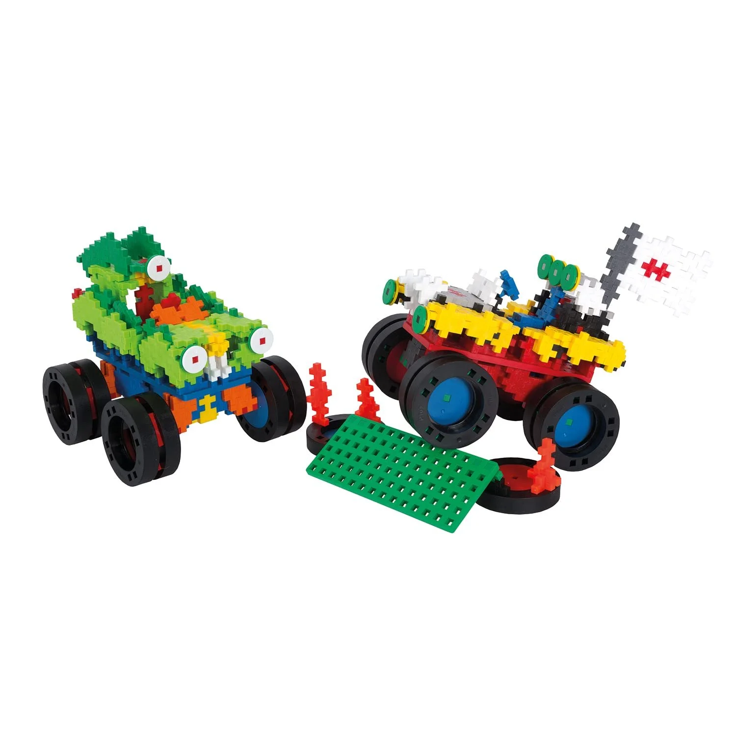 Конструктор Plus-Plus Go Monster Trucks 600 деталей Basic, фото №2