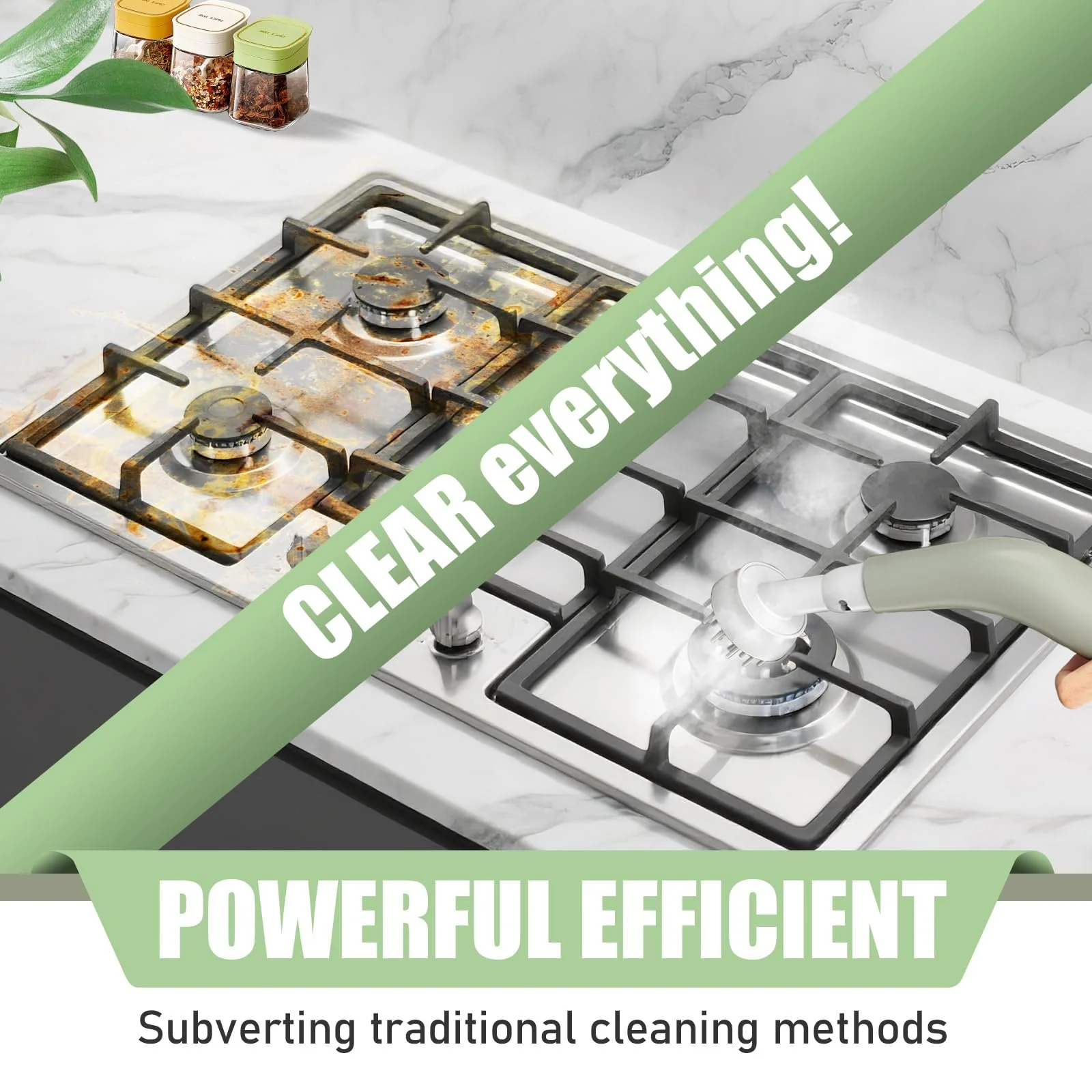 Ручний пароочисник 2500 Вт 6 насадок 1.6 л для меблів та кухні, фото №6 Ручний пароочисник 2500 Вт 6 насадок 1.6 л для меблів та кухні, фото №6