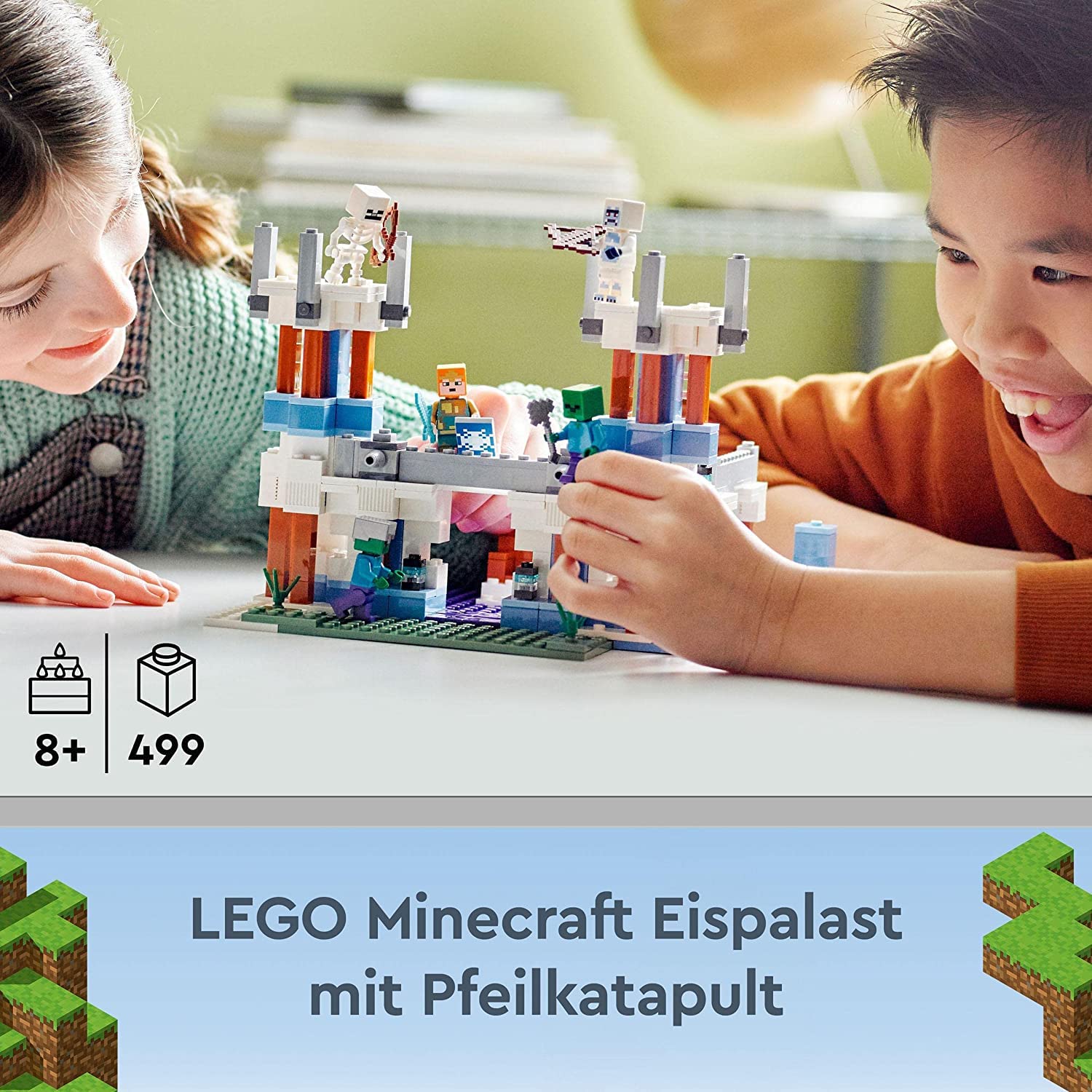 Конструктор Lego Minecraft: Ice Palace 21186 + Stalactite Cave 30647 для дітей, фото №3