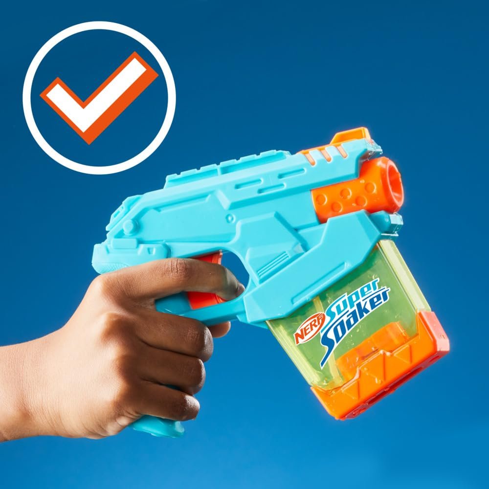 Водяний пістолет Nerf Super Soaker Mini Dunk-Fill, 100 мл, фото №9