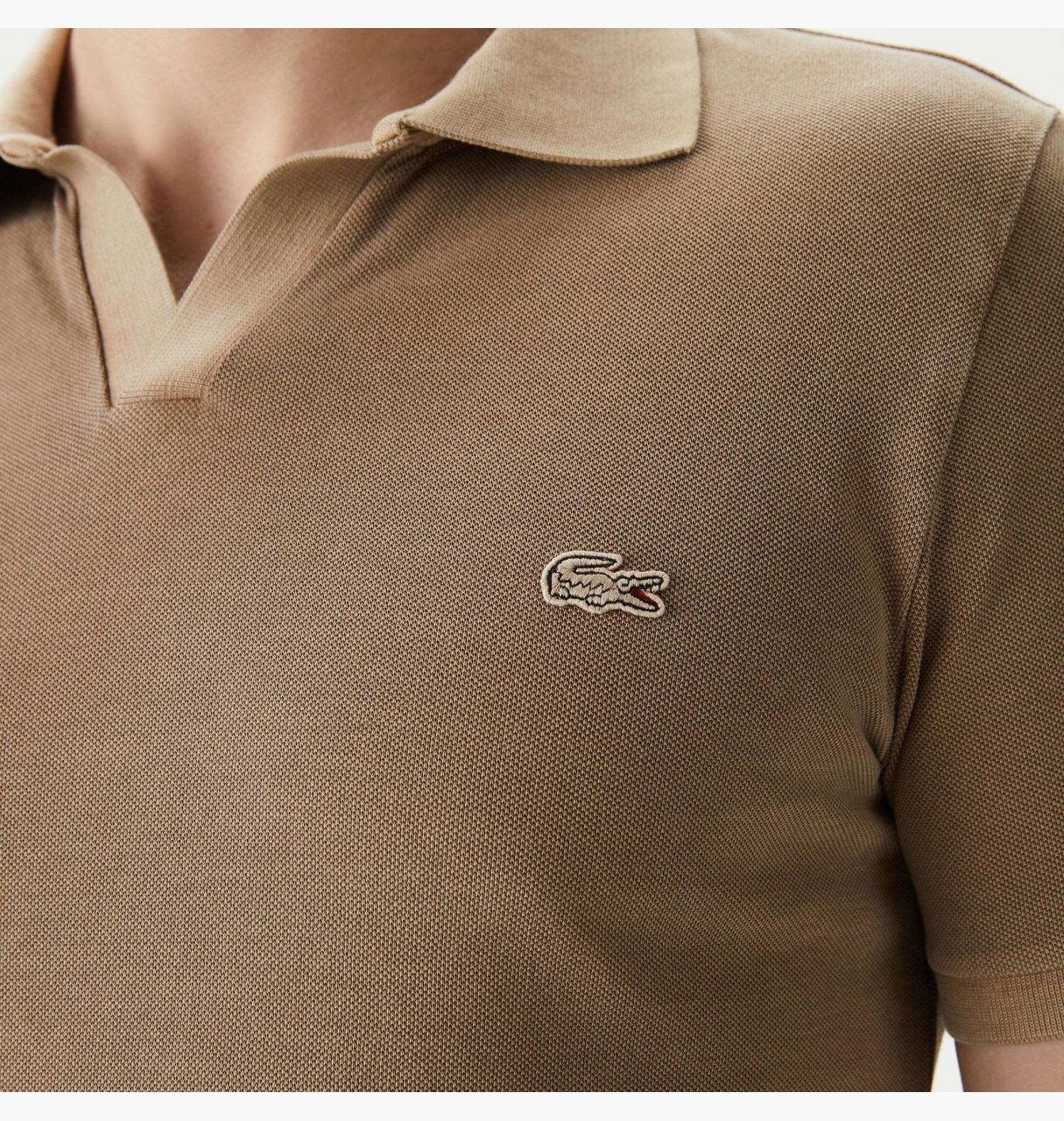 Футболка поло Lacoste Regular Fit PH0417S1L Коричневая, размер M, фото №2