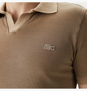 Рубашка-поло Lacoste Regular Fit PH0417S1L Коричневый Размер S synthetic.ua - Фото 1