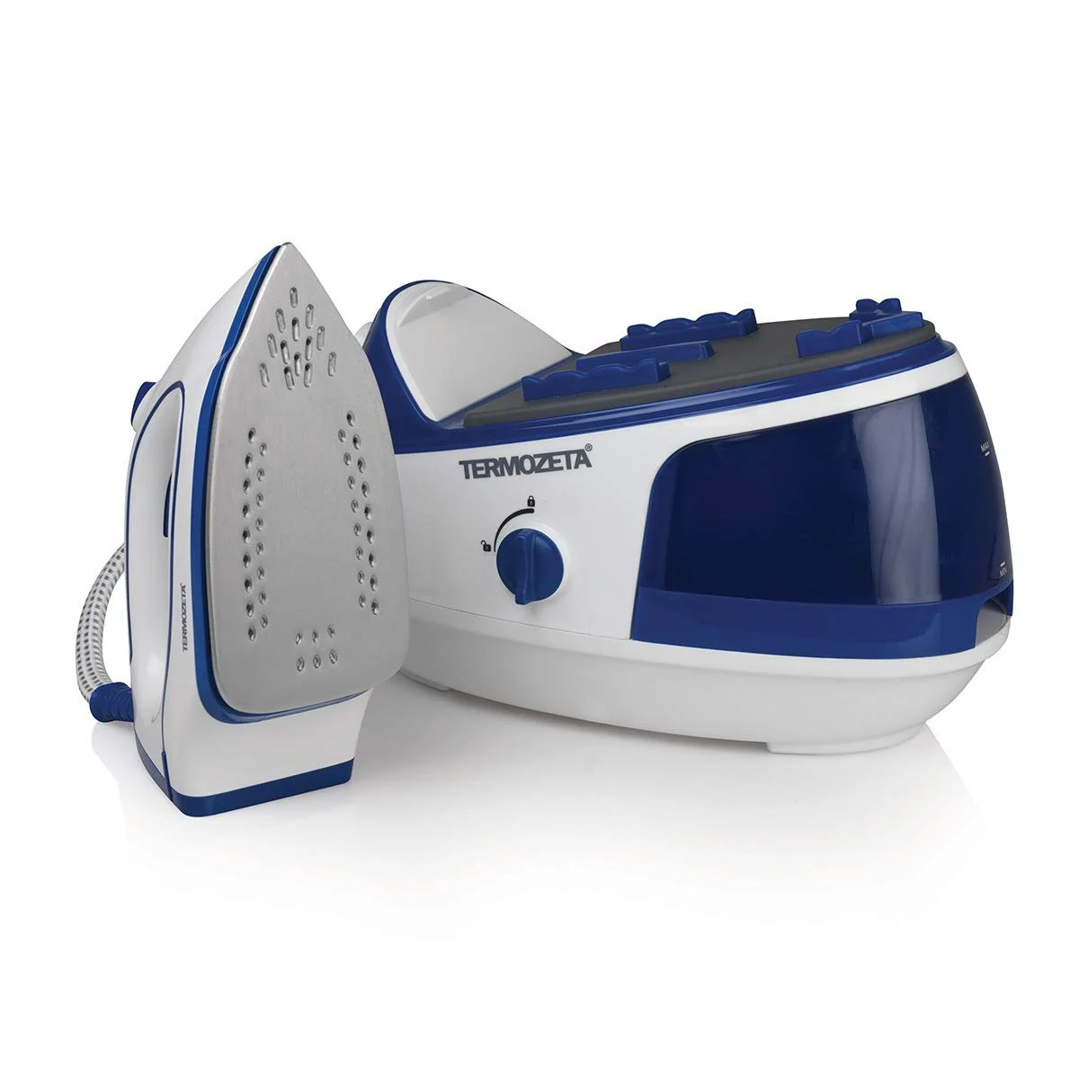 Паровой утюг Termozeta No Limits 3000 2250 W 0.7 L Black Blue White, фото №2 Паровой утюг Termozeta No Limits 3000 2250 W 0.7 L Black Blue White, фото №2