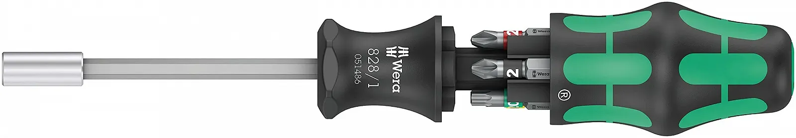 Викрутка з магазином біт Wera Kraftform Kompakt 27 Set 1 7 предметів 05051510001, фото №1