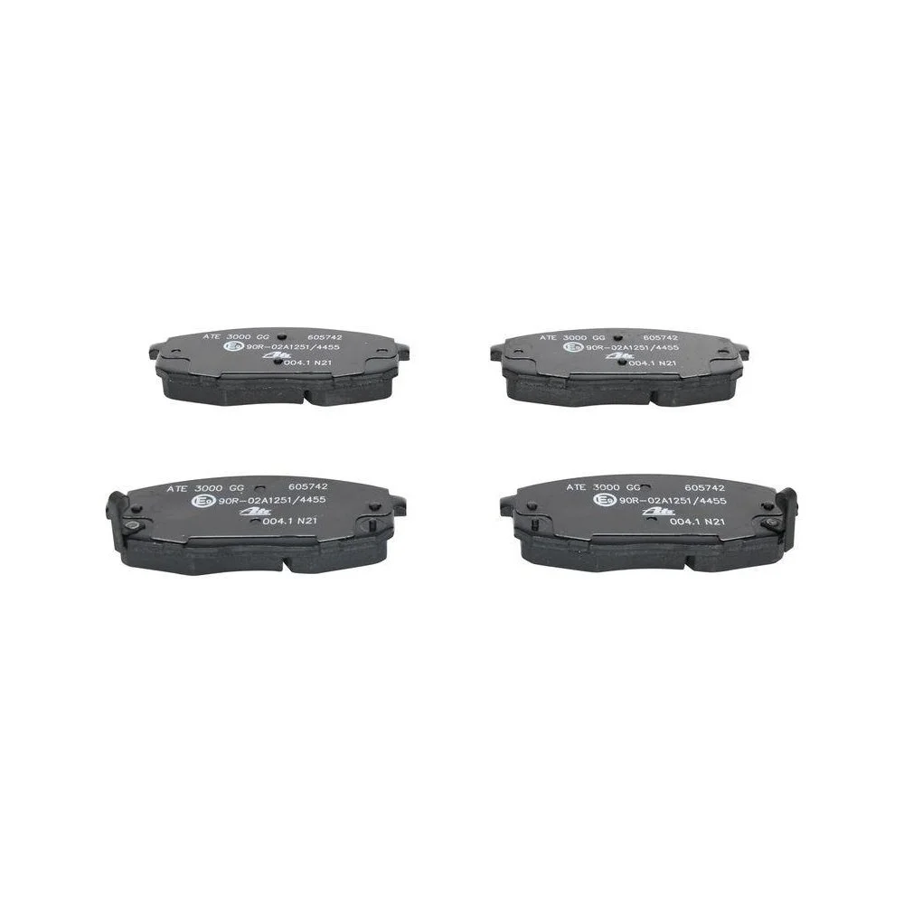 Комплект тормозных колодок, дисковый тормоз ATE 13.0460-5742.2 для HYUNDAI KIA, передний мост, фото №1 Комплект тормозных колодок, дисковый тормоз ATE 13.0460-5742.2 для HYUNDAI KIA, передний мост, фото №1