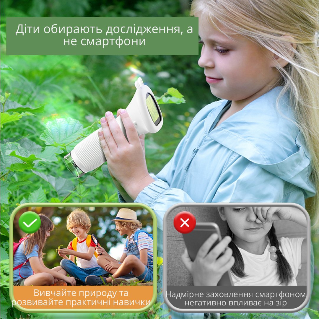 Портативный детский микроскоп / Цифровой / С функцией фото и видеосъемки ANESOK / Белый, фото №9 Портативный детский микроскоп / Цифровой / С функцией фото и видеосъемки ANESOK / Белый, фото №9