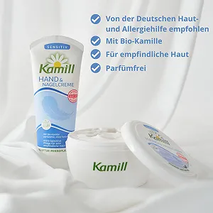 Крем для рук і нігтів Kamill Sensitive 3 x 100 мл - Без запаху 3 штук synthetic.ua - Фото 1