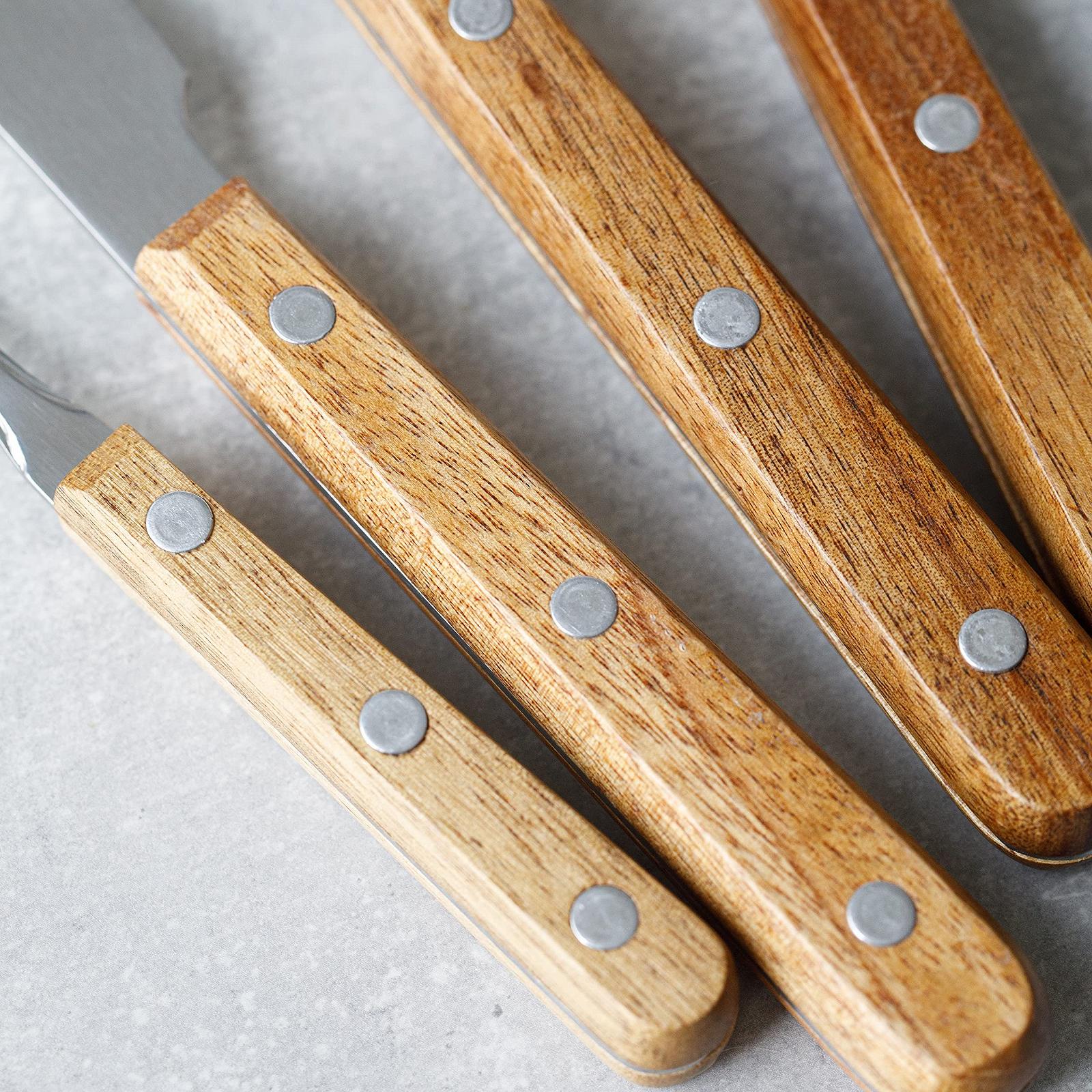 Набор столовых приборов Creative Tops Drift из нержавеющей стали с деревянными ручками (16 предметов), фото №4 Набор столовых приборов Creative Tops Drift из нержавеющей стали с деревянными ручками (16 предметов), фото №4