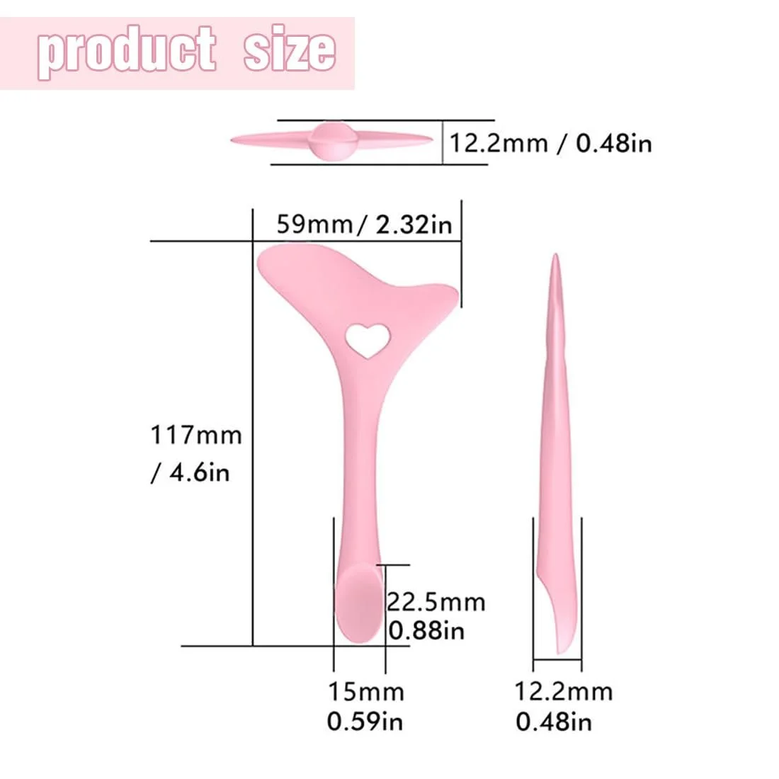 Трафареты для подводки OSUWLSI Силиконовые 2 Шт Многофункциональный Инструмент для Глаз, фото №4