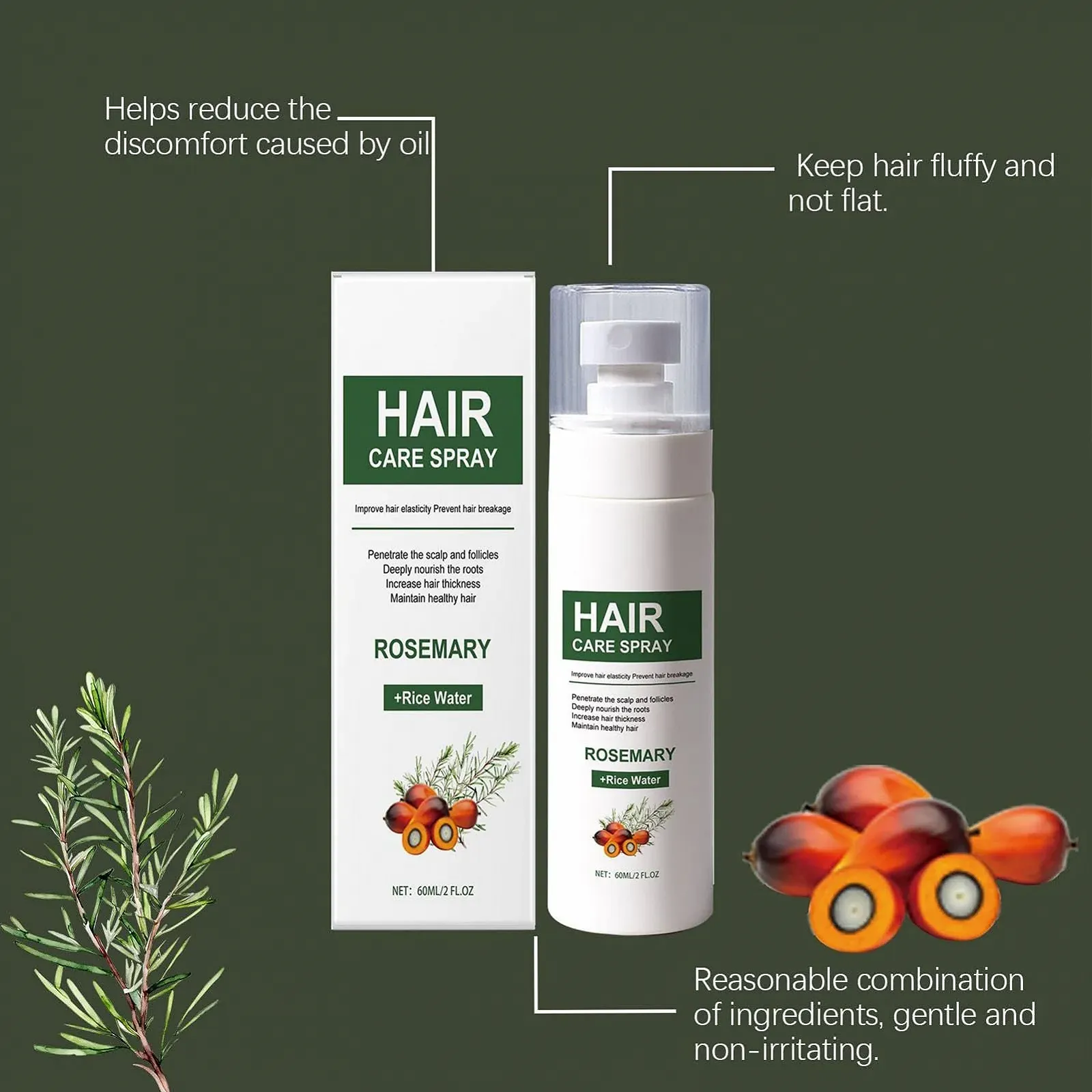 Спрей Dfstvup для росту волосся, спрей з олією для росту волосся, фото №4