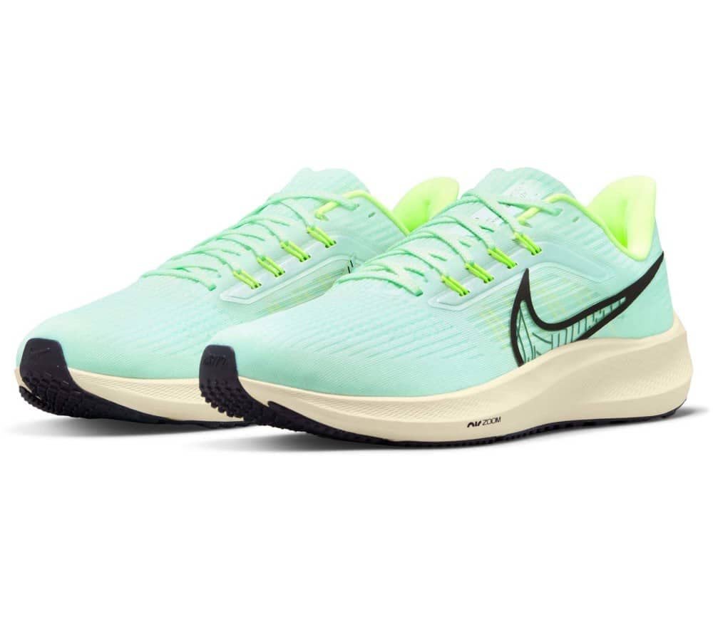 Кроссовки Nike Air Zoom Pegasus 39, светло-орехово-коричневый, красный сливовый, парусный, едва заметный вольт, фото №3