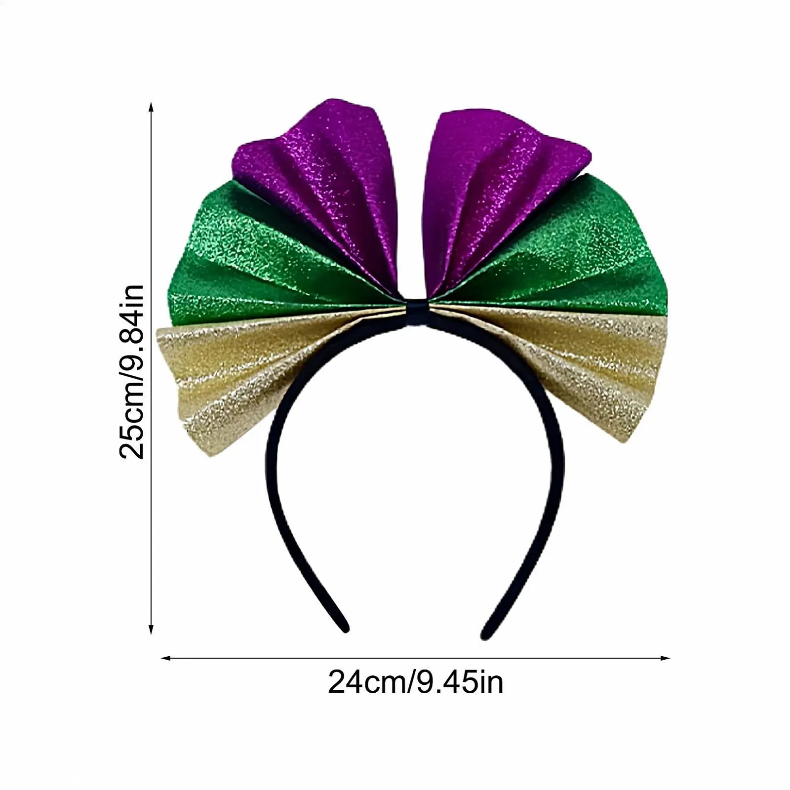 Обруч Mardi Gras с лентой, фото №5 Обруч Mardi Gras с лентой, фото №5