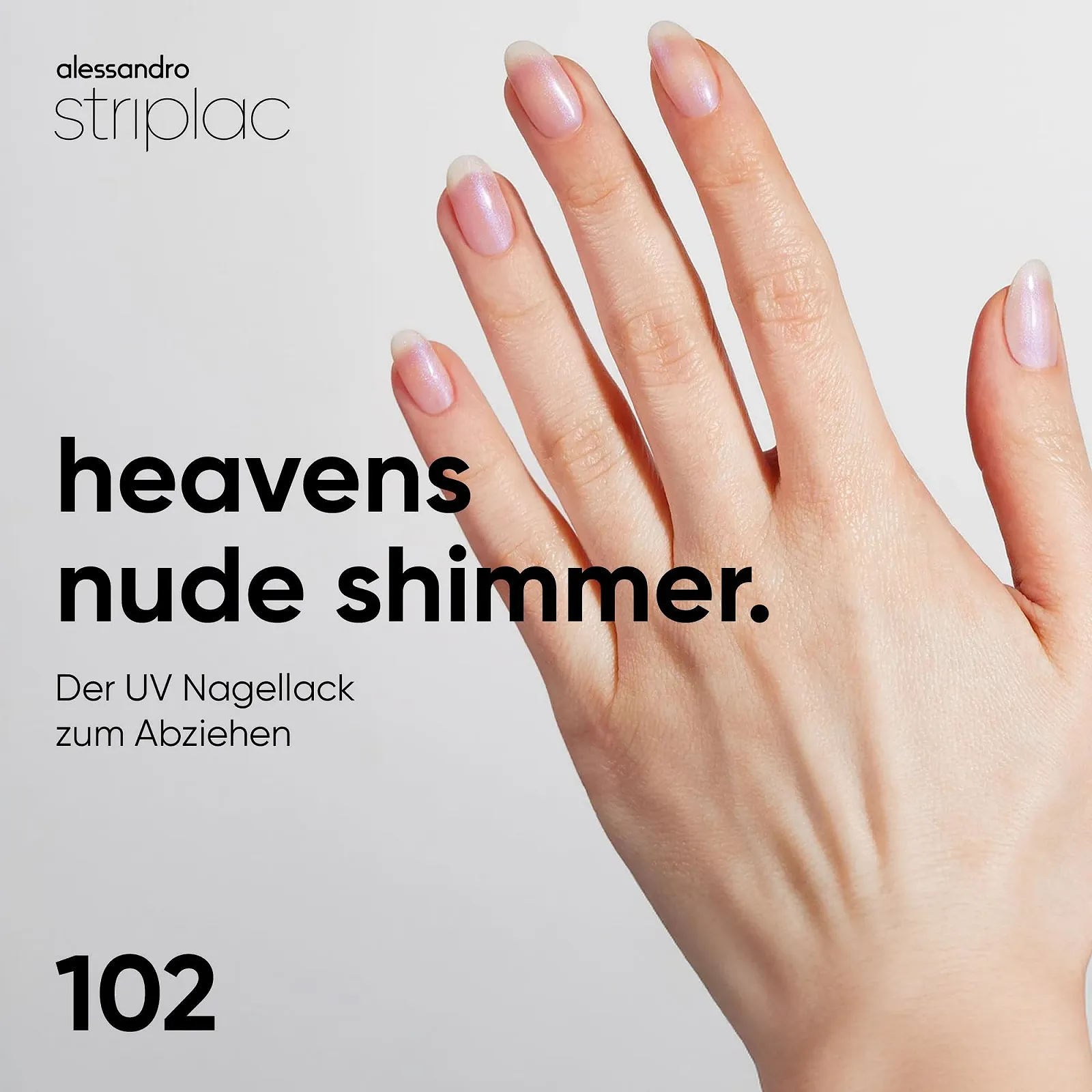 Гель-лак alessandro Striplac Heavens Nude Shimmer Характеристики Розовый, 6.5 мл, фото №2