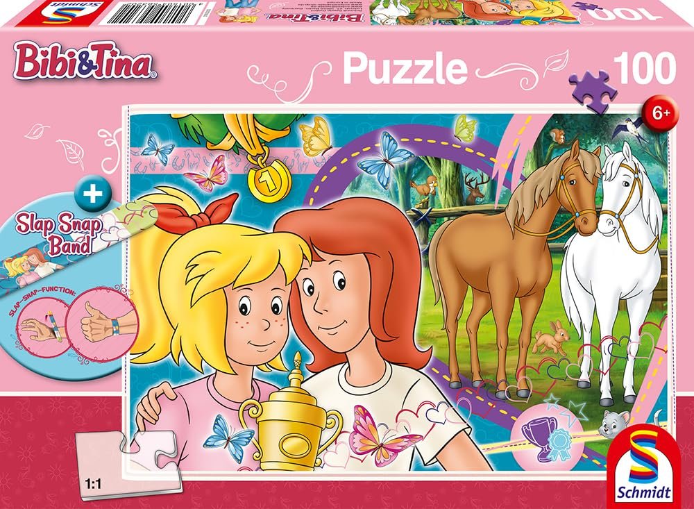 Пазл Schmidt Spiele Bibi and Tina Horse Happiness 56320 100 элементов Разноцветный, фото №4