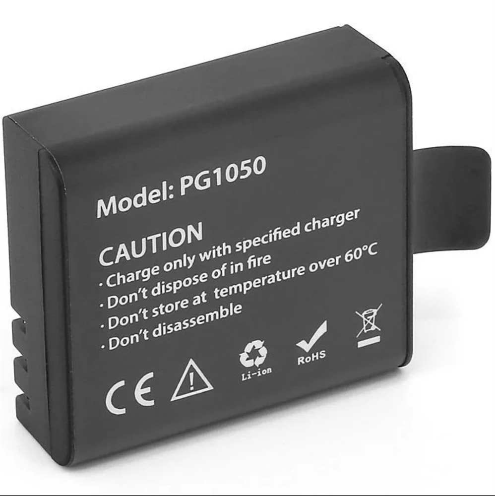 Акумулятор для камер EKEN H9R H8 H6 H5 PG1050, фото №2