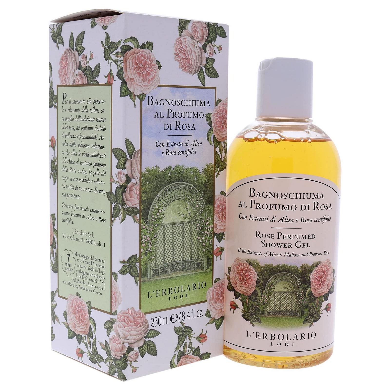 Гель для душа L'Erbolario Rose 250 мл, фото №3