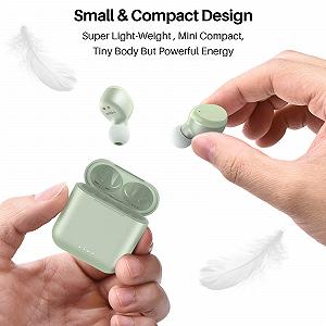 Bluetooth наушники TOZO T6 In-Ear сенсорное управление с зарядным футляром, водонепроницаемость IPX8, микрофон, для спорта synthetic.ua - Фото 1