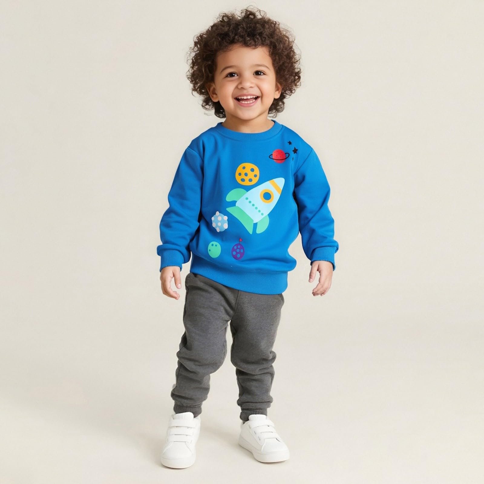 Толстовка Дитяча Generisch Космос Малюнок Ракета, фото №2